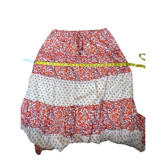 Rachel Zoe Women's Tiered Floral Maxi Skirt Size M - Picture 10 of 11